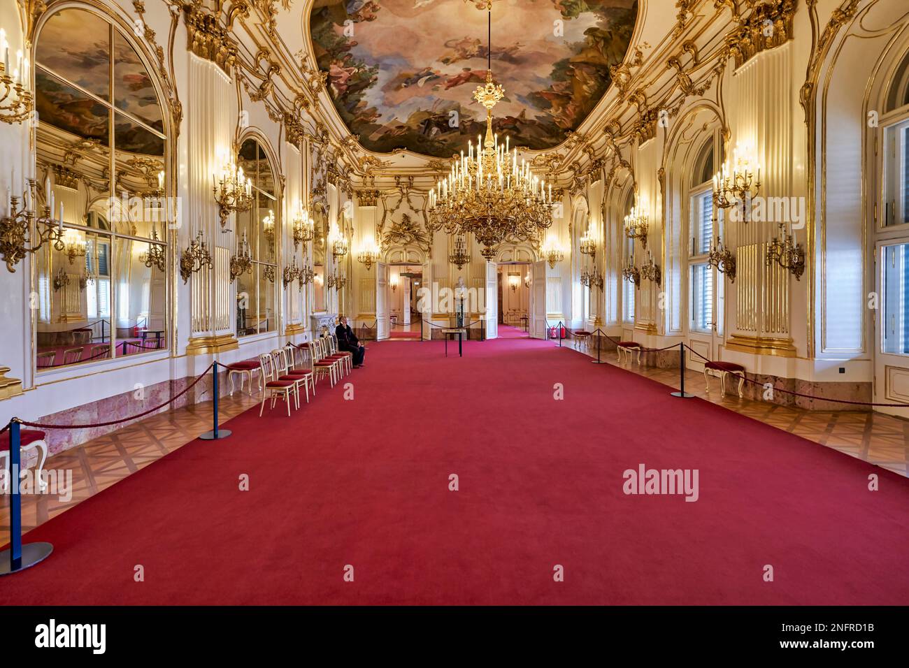 Schonbrunn Palace. Vienna Austria Stock Photo