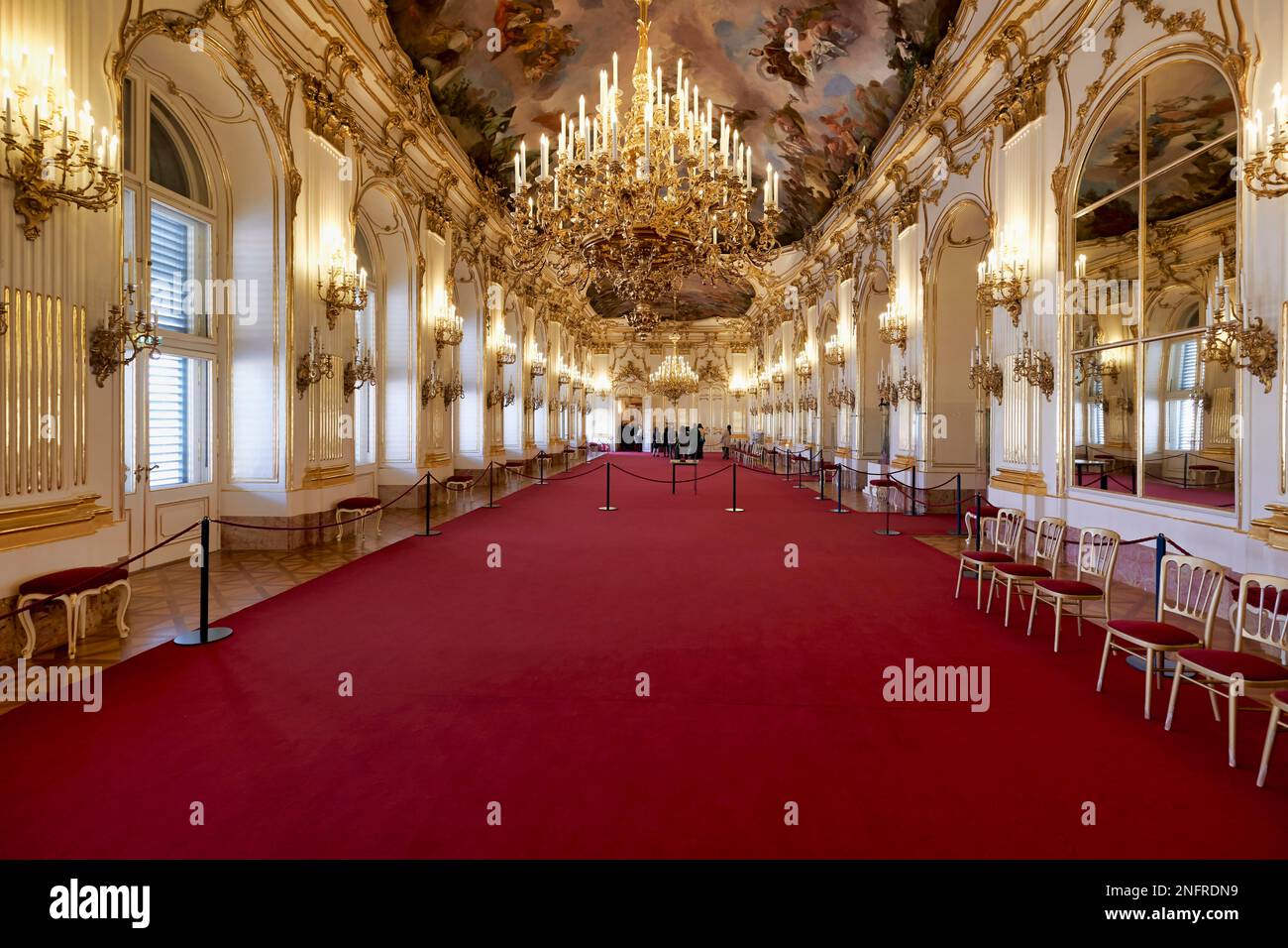 Schonbrunn interior hi-res stock photography and images - Alamy