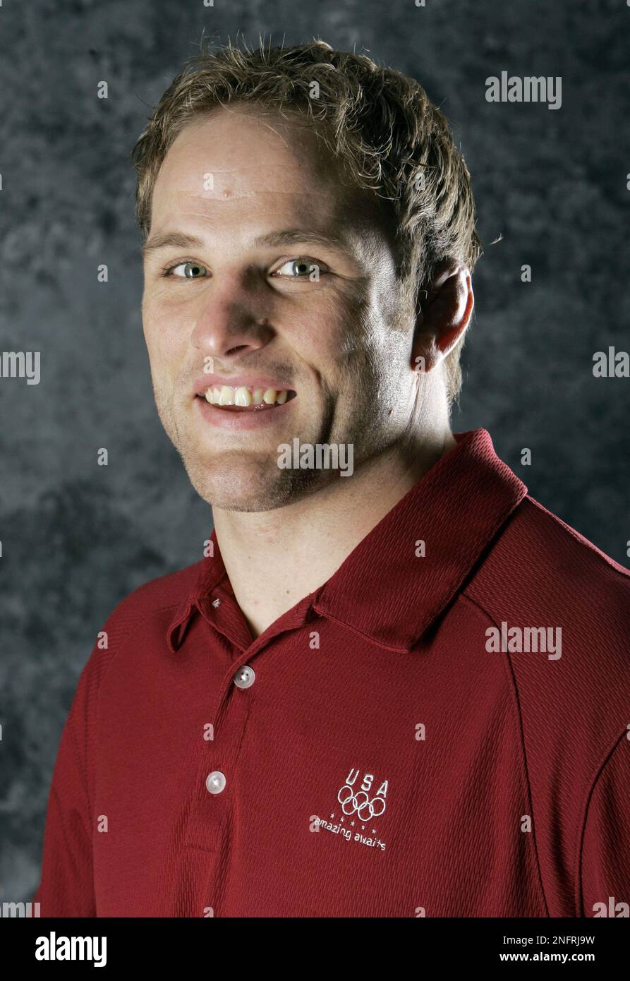 Wrestler Brad Vering poses for a portrait during the USOC Media Summit ...