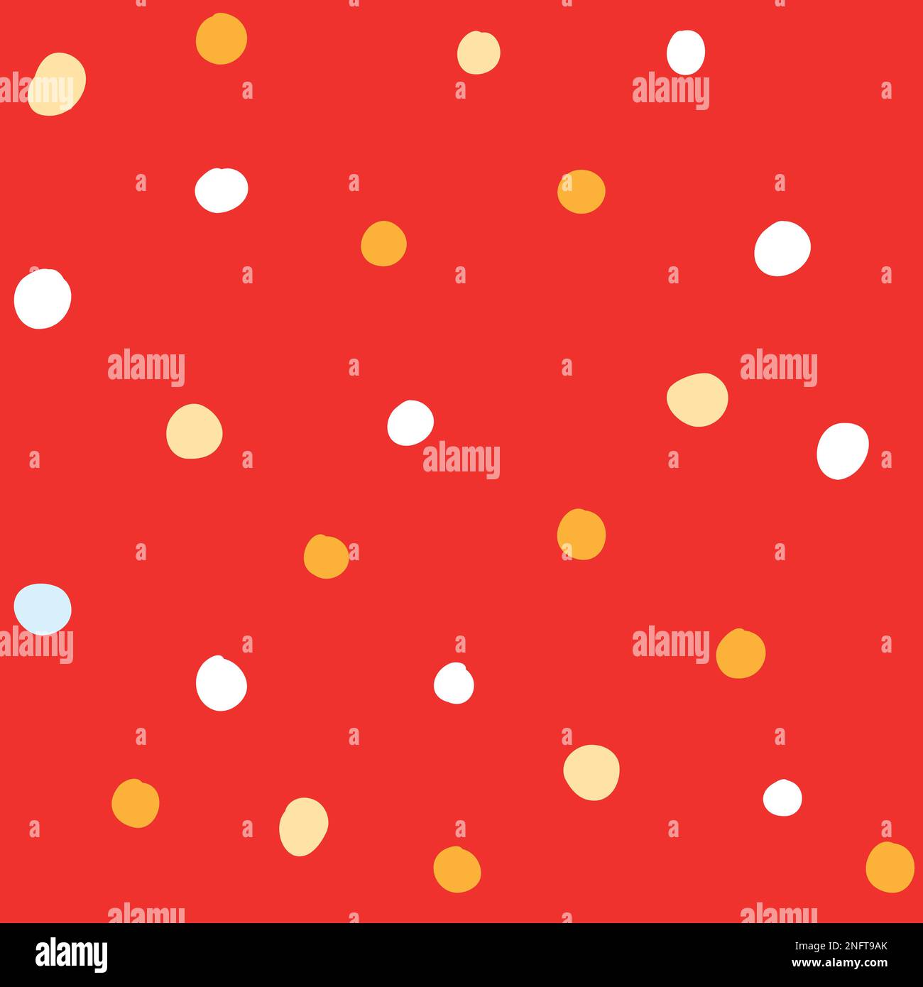 Colorful dots seamless pattern in flat style. Vector illustration ...