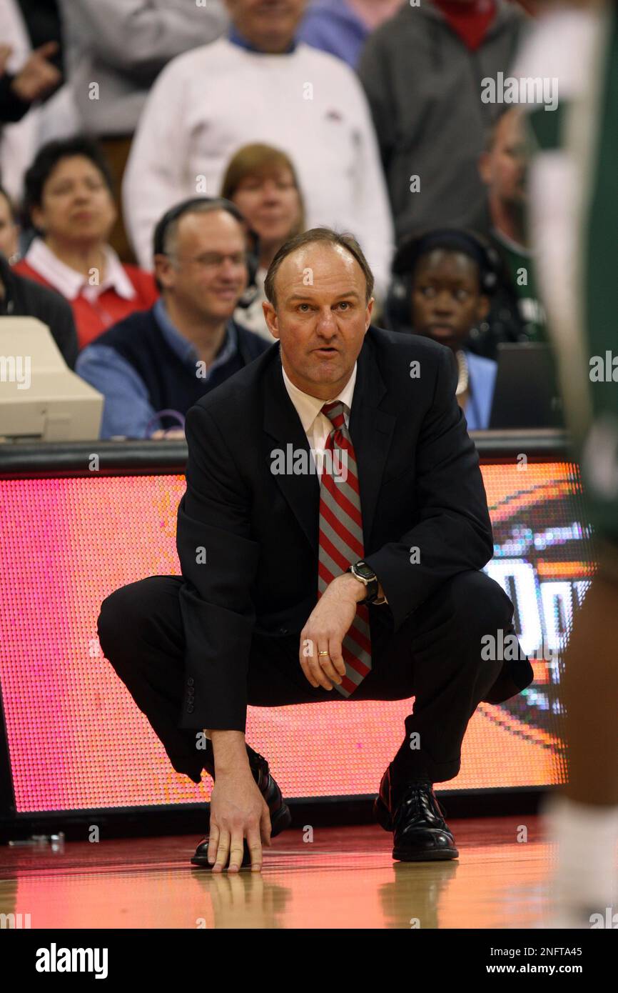 Ohio State coach Thad Matta during their college basketball game ...