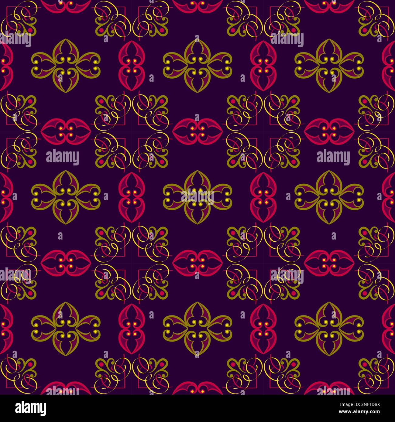 Sample pattern for fabrics, interiors, ceramics and furniture in the ...