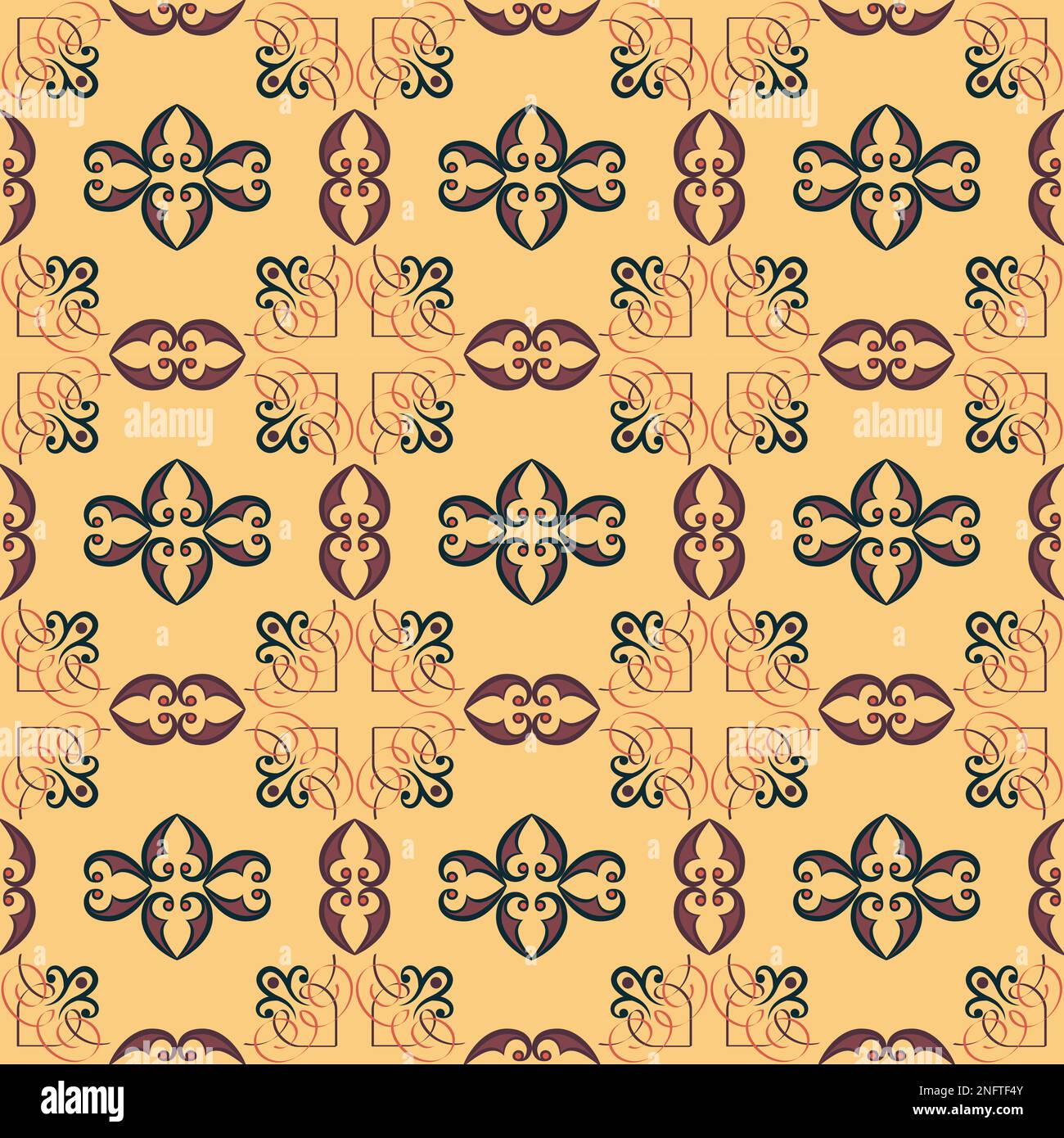 Sample pattern for fabrics, interiors, ceramics and furniture in the ...