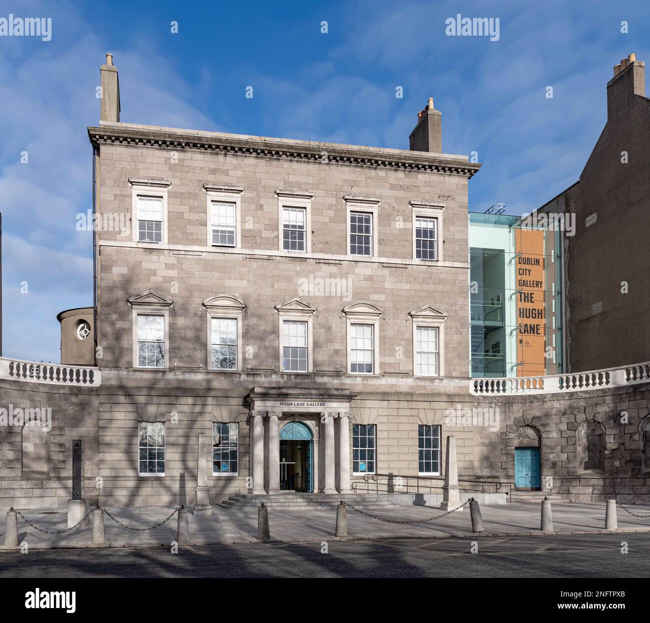 The front Entrance of the Hugh Lane Municipal Gallery of Modern Art