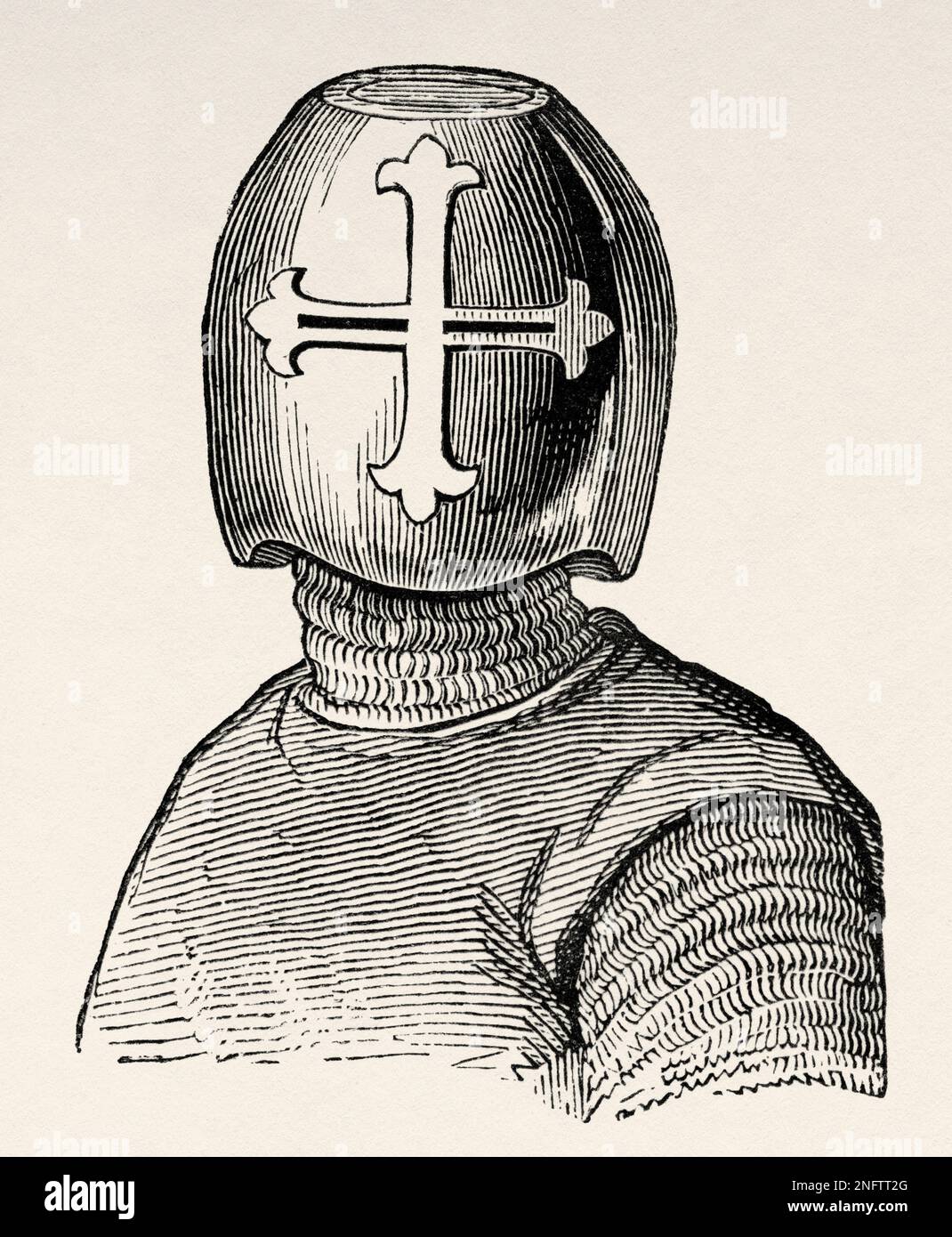 medieval knights helmets drawing