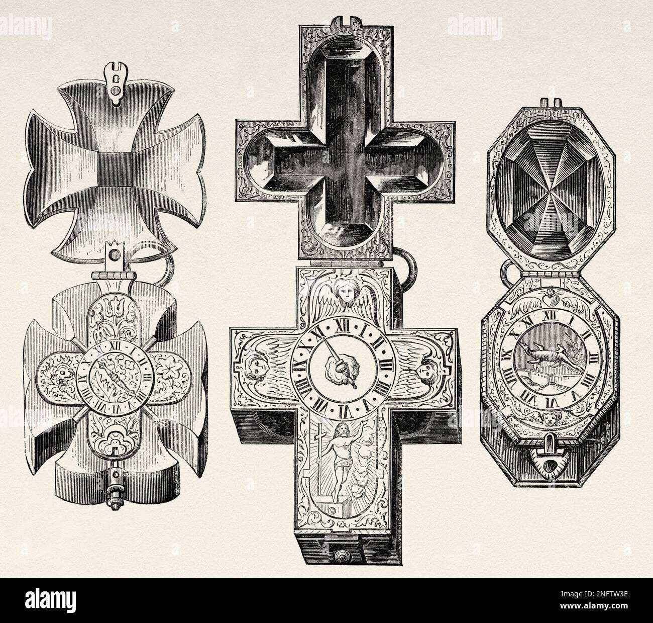 16th century Valois period clocks. The Arts of the Middle Ages and at