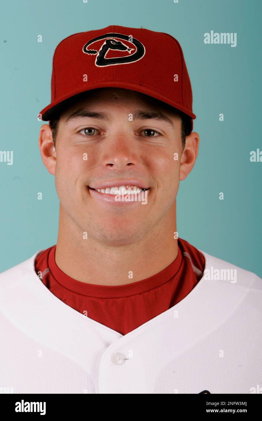 This is a 2008 file photo of Trent Oeltjen of the Arizona Diamondbacks ...