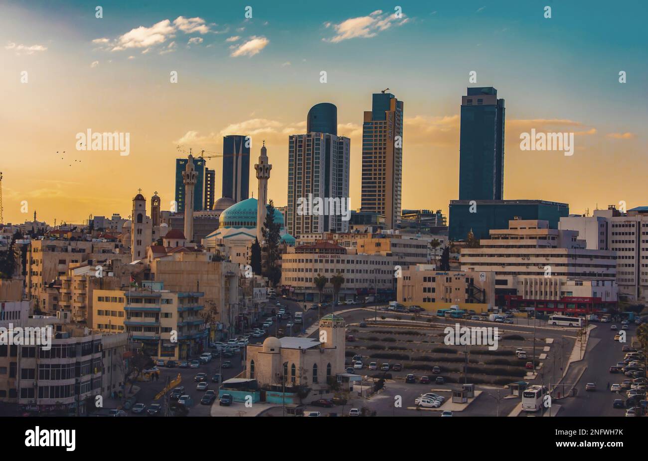 A downtown skyline view amman hi-res stock photography and images - Alamy