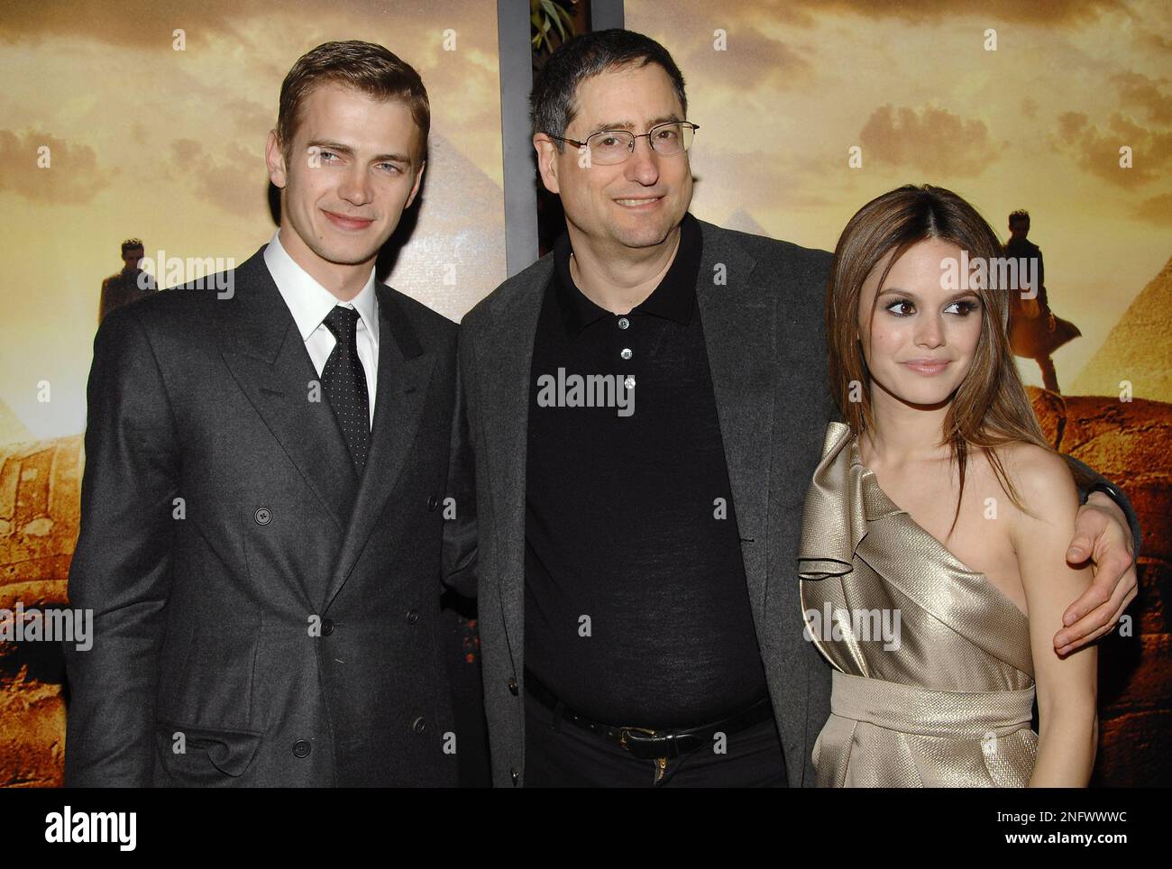 From left, actor Hayden Christensen, Chairman and CEO of Fox Filmed