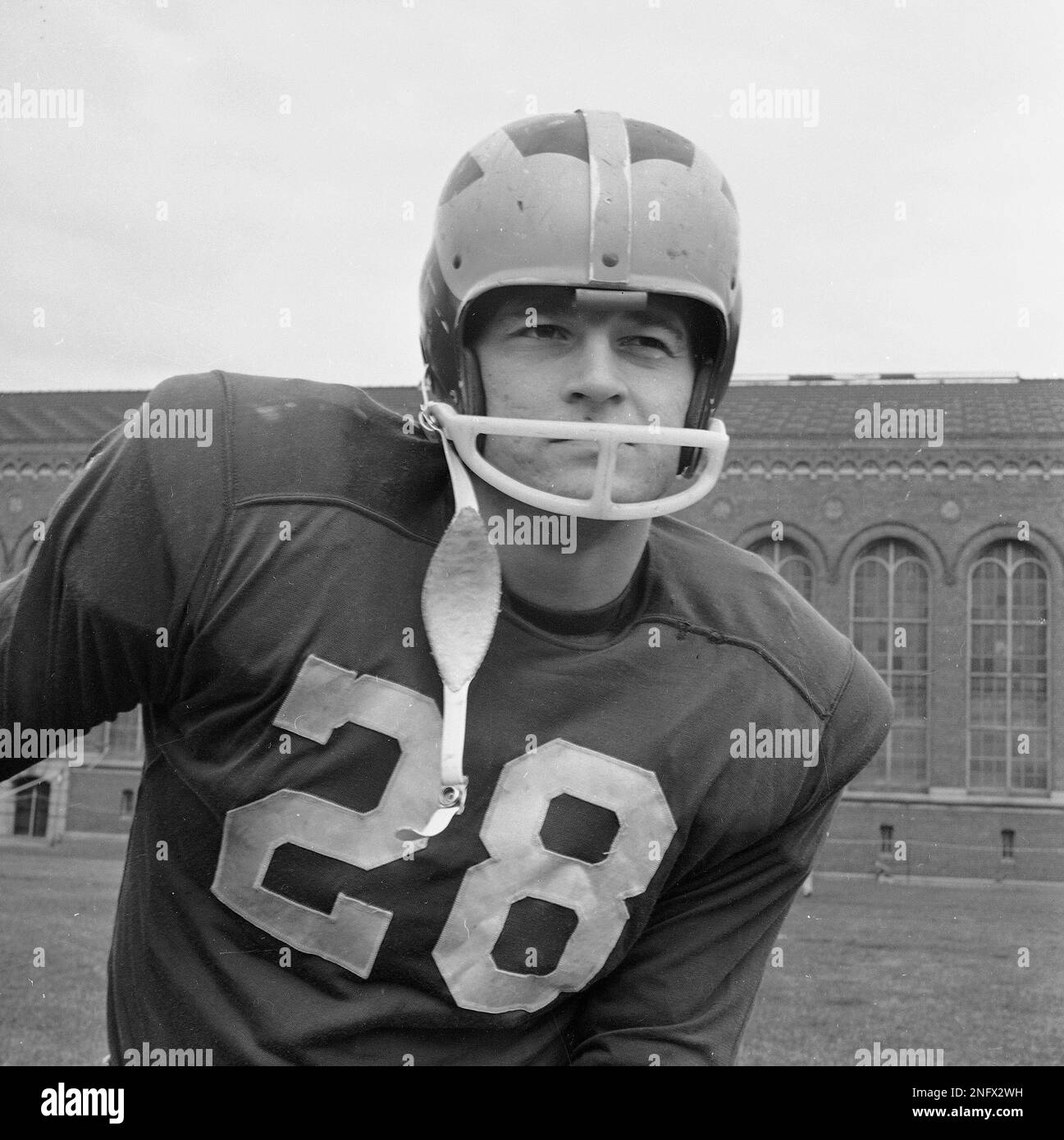 Michigan's quarterback Bob Timberlake is shown, Nov. 25, 1964. (AP