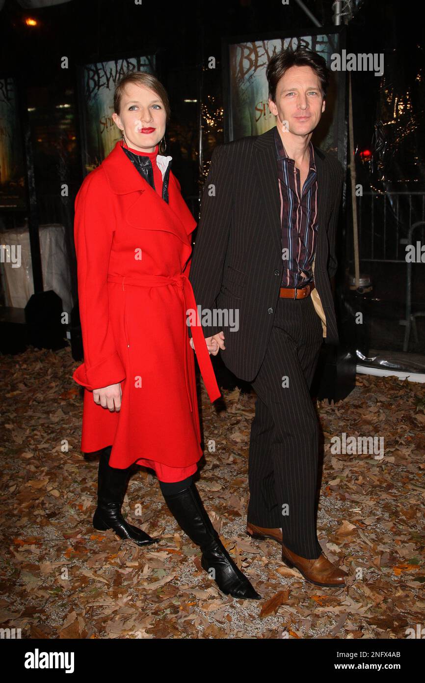 Dolores Rice, Left, The Fiance Of Actor Andrew McCarthy, Right, Arrive For The Special Screening