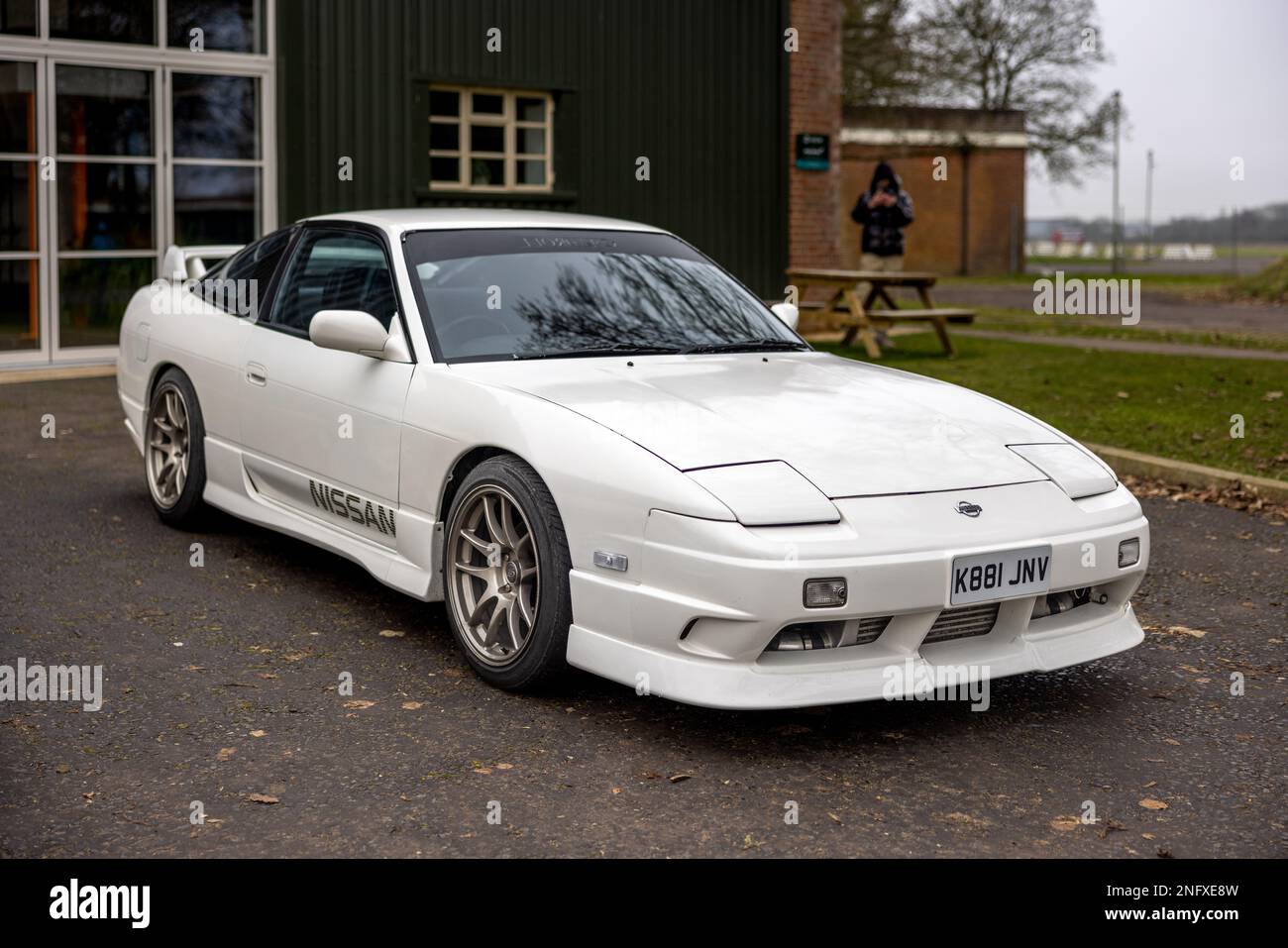 1993 Nissan 200SX, on display at the Japanese Assembly held at Bicester Heritage Centre on the 29th January 2023. Stock Photo