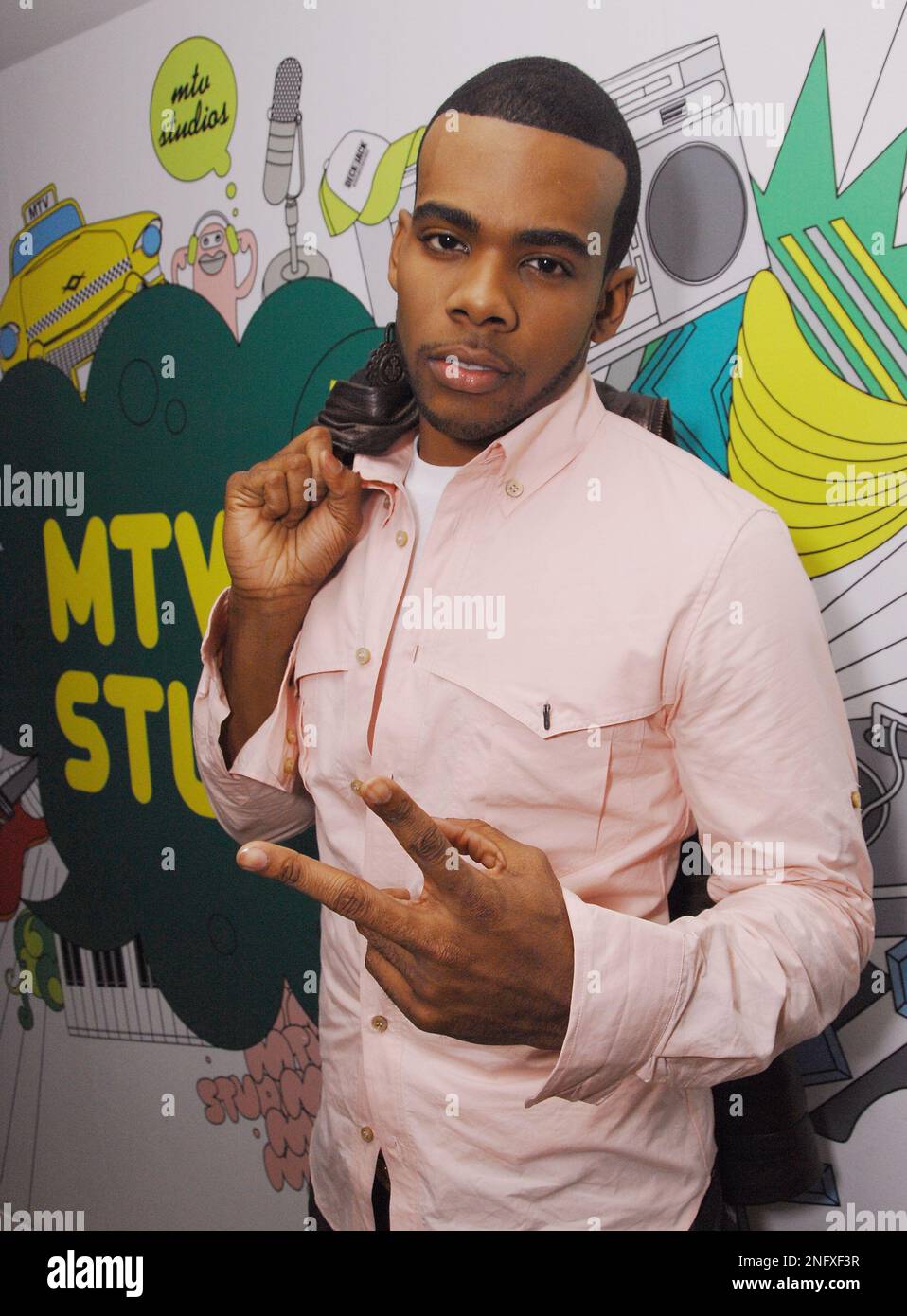 Singer Mario Corn Rows Singer Mario makes an appearance on MTV's Total Request Live at MTV ...