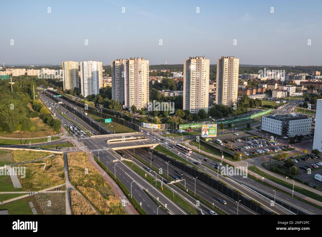 Residential buildings at Walenty Rozdzienski Estate simply called The