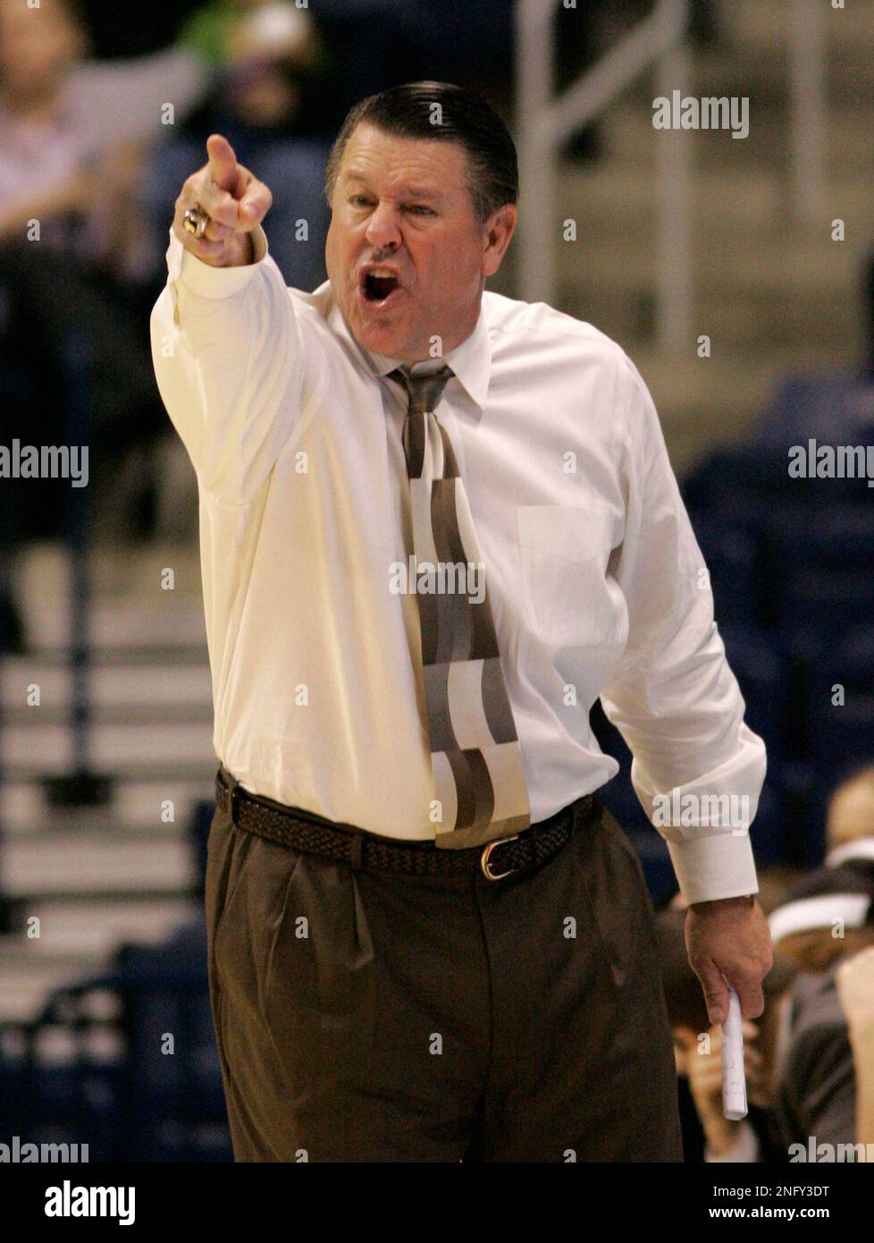 head coach Andy Landers during a college basketball game