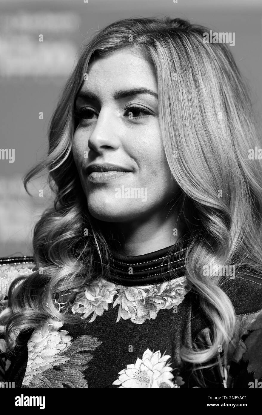 SANTA BARBARA, CALIFORNIA - February 16, 2023: Helen Maroulis attends the Cinema Vanguard Award ceremony honoring Colin Farrell and Brendan Gleeson at Stock Photo