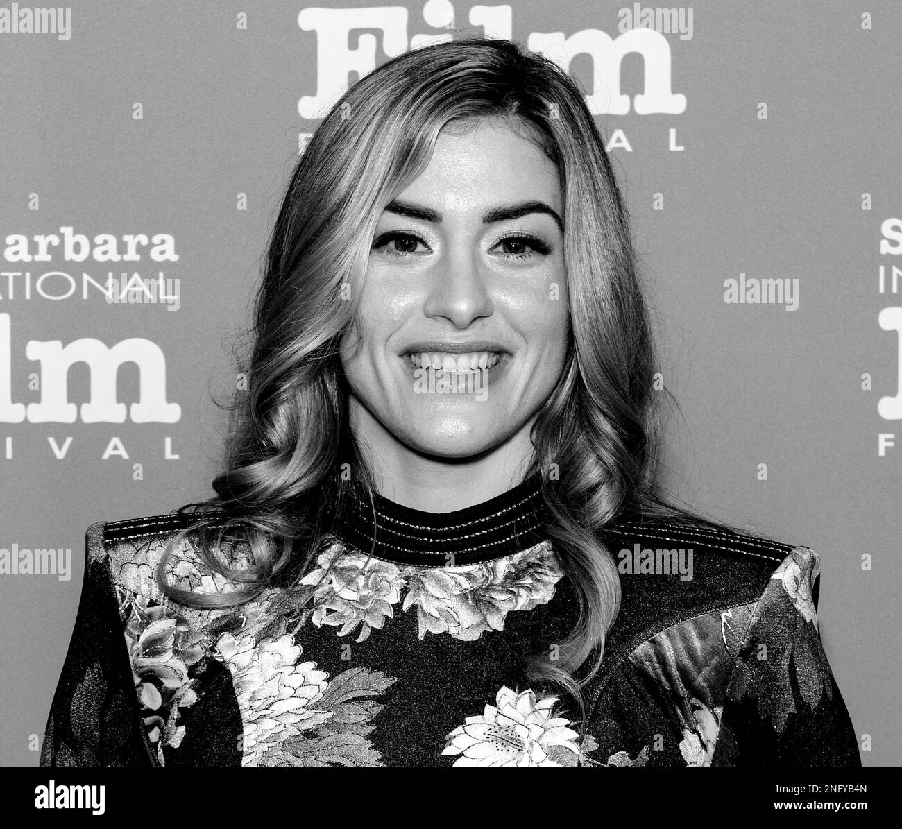 SANTA BARBARA, CALIFORNIA - February 16, 2023: Helen Maroulis attends the Cinema Vanguard Award ceremony honoring Colin Farrell and Brendan Gleeson at Stock Photo