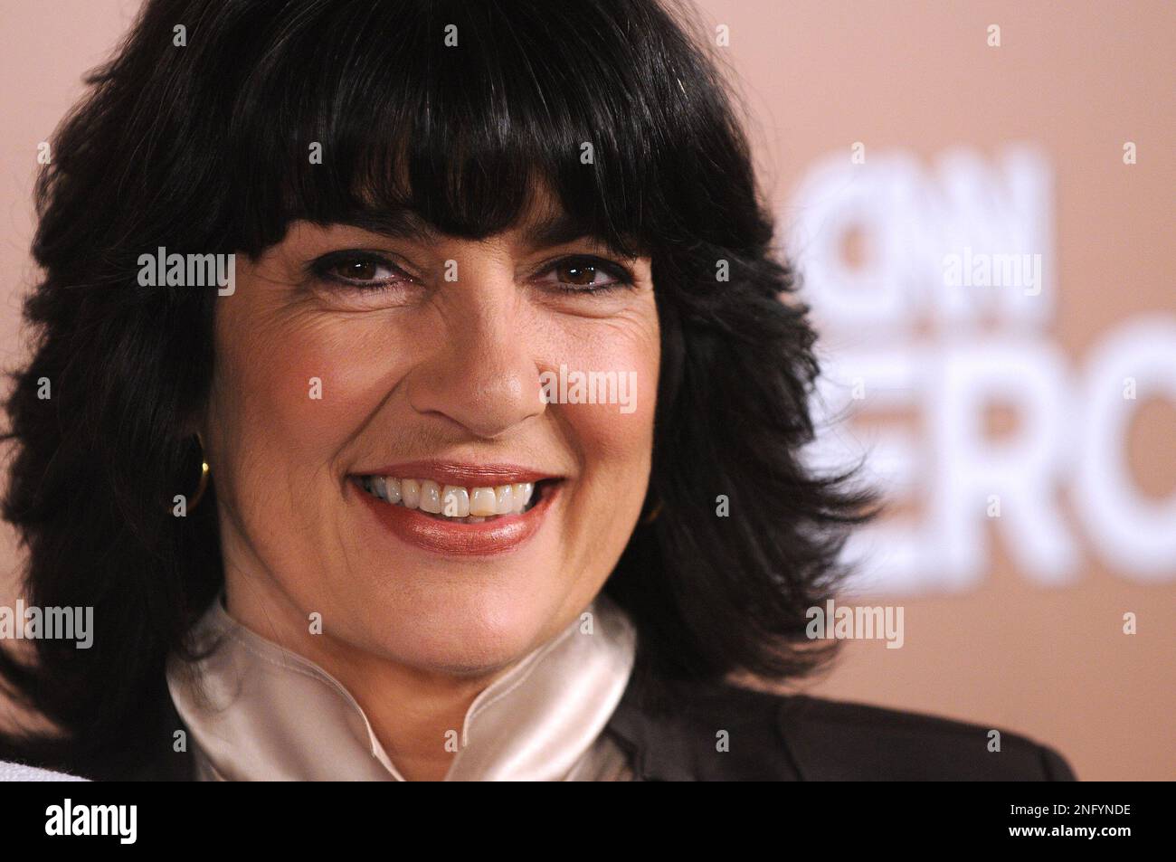 News Anchor Christiane Amanpour arrives at the CNN Heroes Awards