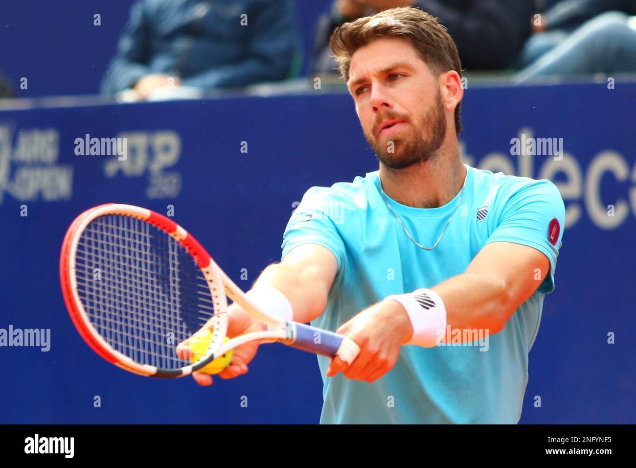 Buenos Aires, Argentina, 17th Feb 2023, Tomas Etcheverry (ARG) during a ...