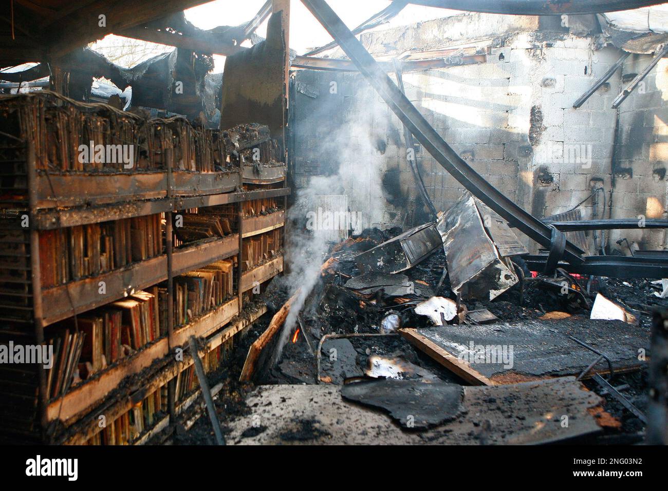 Nalanda University Library Fire