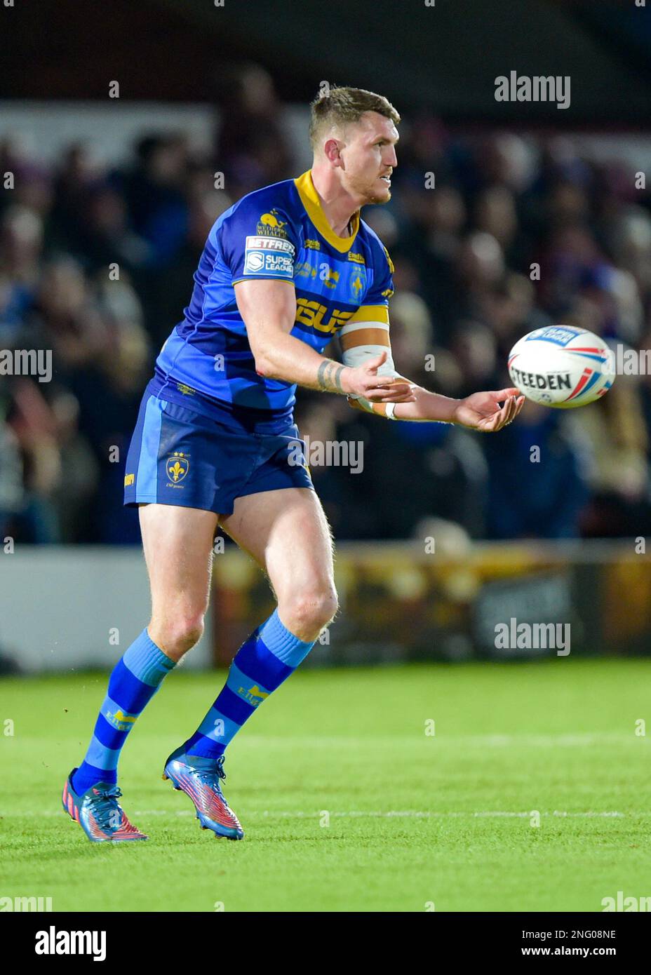 Wakefield, UK. 17th Feb, 2023. Lee Gaskell of Wakefield Trinity  Wakefield Trinity v Catalan Dragons,  at the Bell vue, Wakefield, West Yorkshire, UK on the 17th February 2023  Photo Credit Craig Cresswell Photography Credit: Craig Cresswell/Alamy Live News Stock Photo