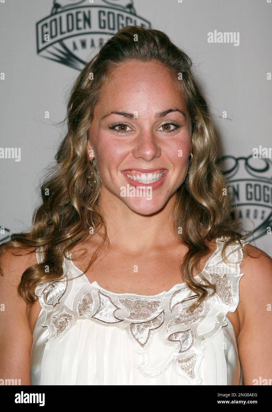 Swimmer Whitney Myers Arrives At The Usa Swimming Foundation S Golden Goggle Awards In The