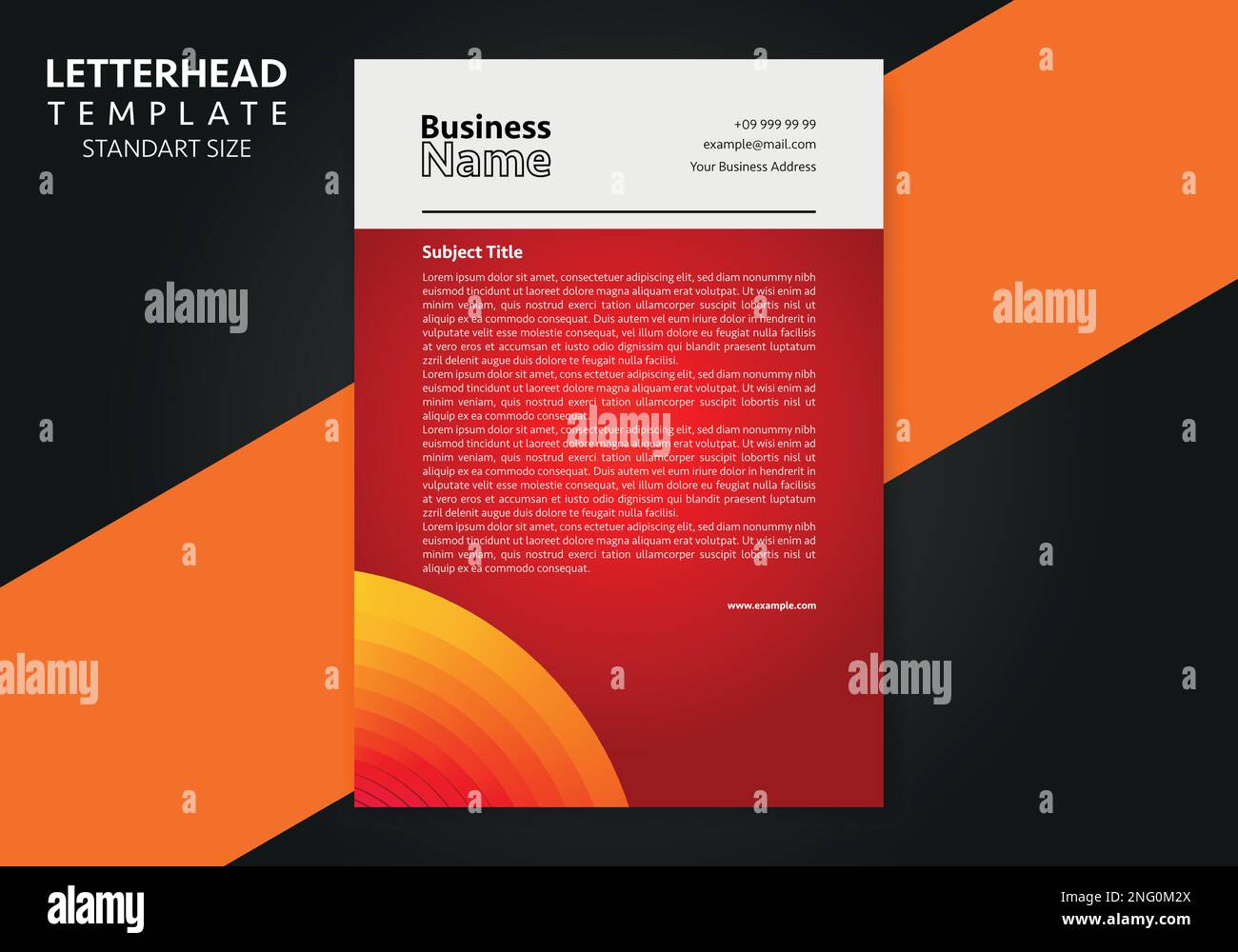 Corporate Business Letterhead Elegant And Minimalist Style Letterhead 