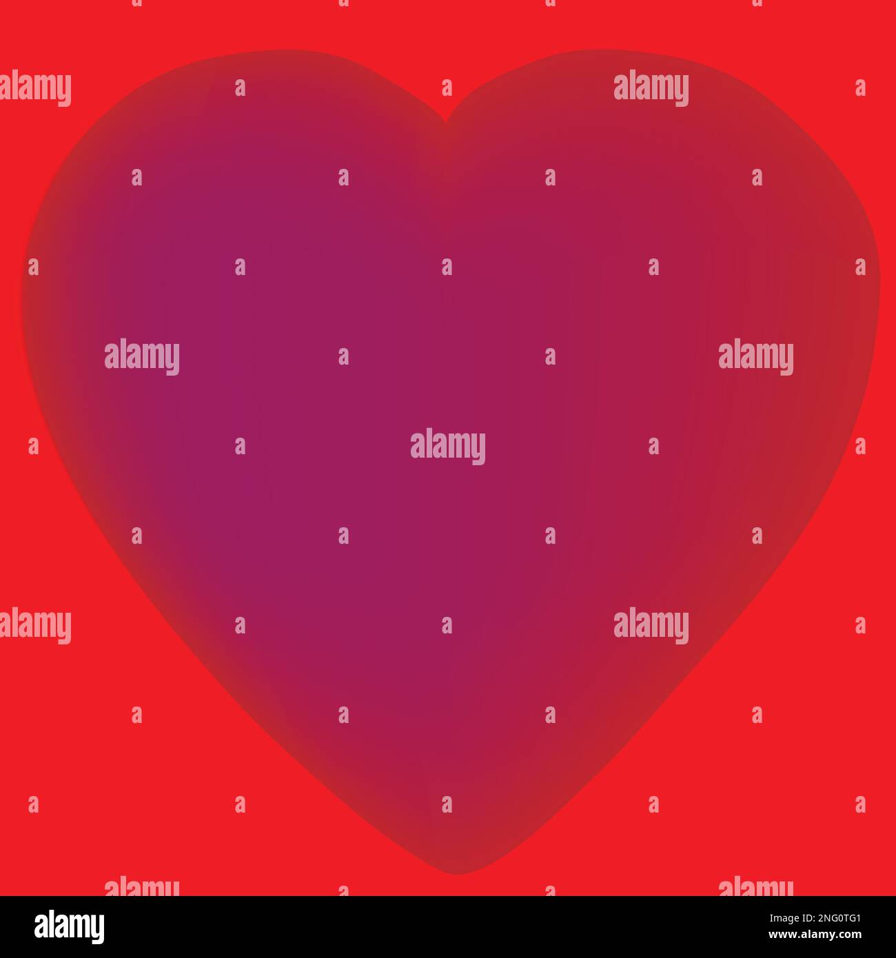 Isolated heart design vector pink color over red background; vector