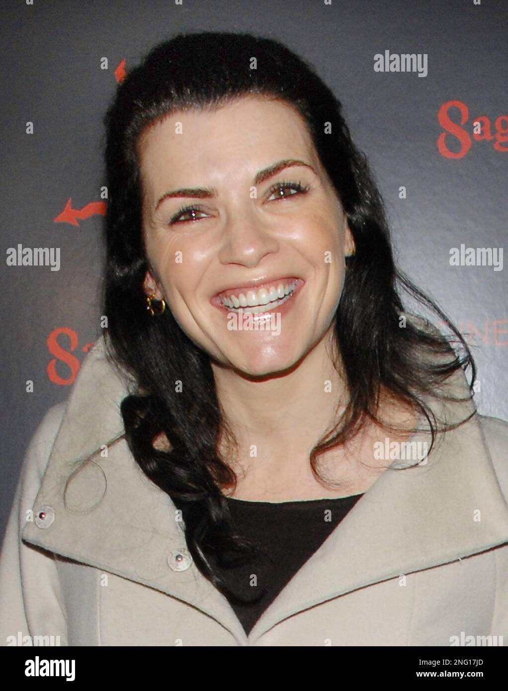 Pregnant actress Julianna Margulies attends a Cinema Society and