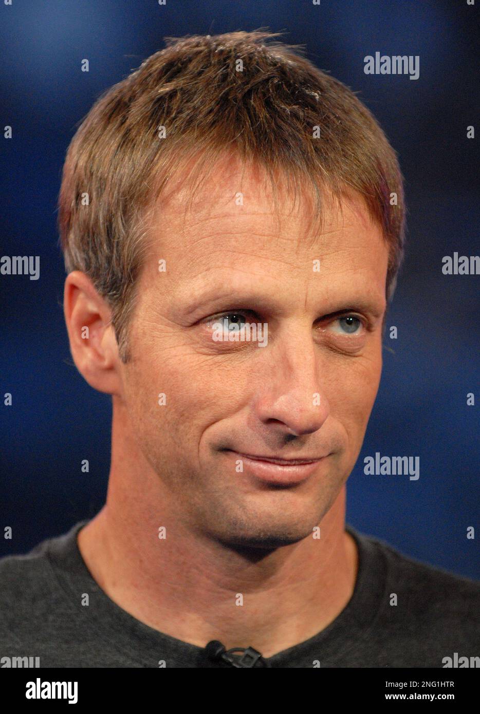 Skater Tony Hawk makes an appearance on MTV's Total Request Live in