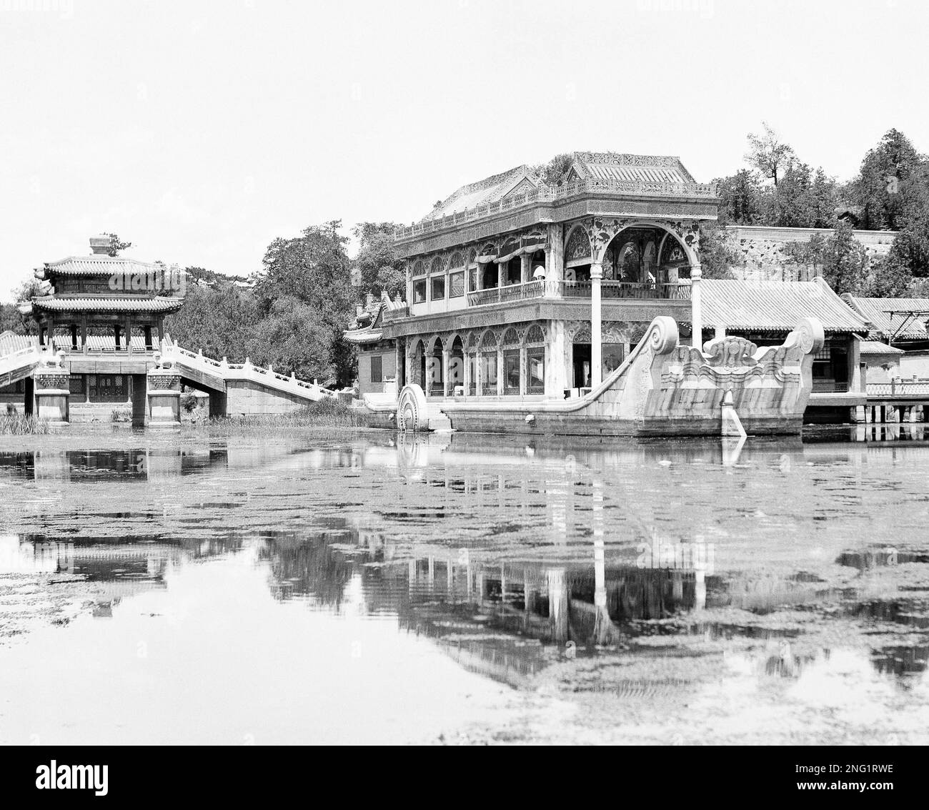 The famous Marble Boat built by the extravagant Dowager Empress of