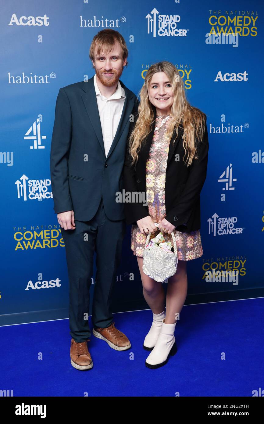 Bobby Mair and Harriet Kemsley attend the National Comedy Awards 2023