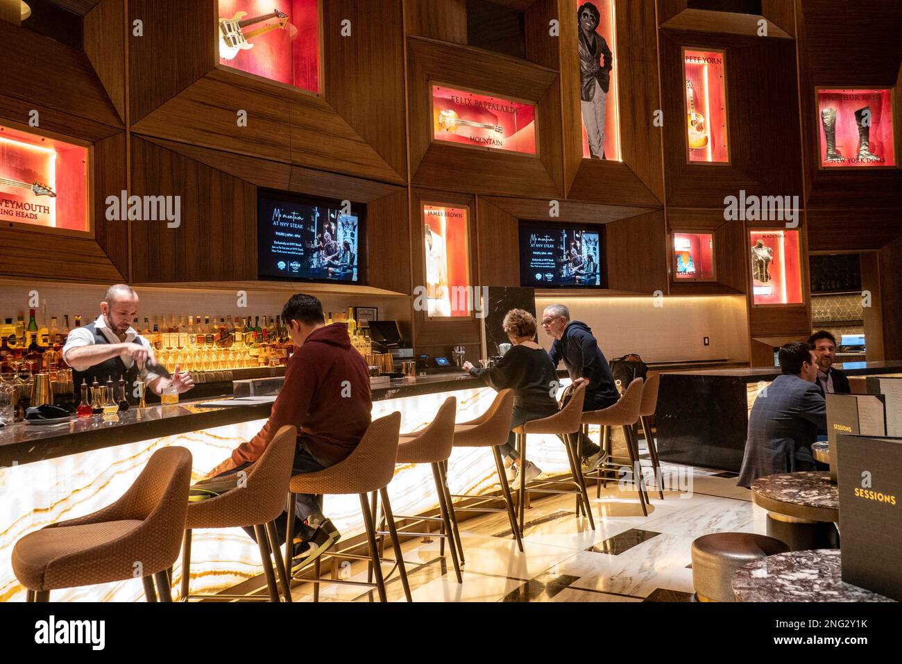 The Hard Rock Hotel is a luxury themed destination in Times Square