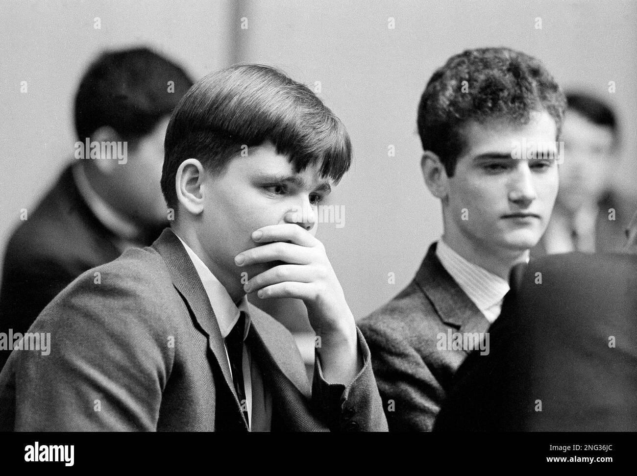 John S. Baniszewski, 13, left and Coy Hubbard, 15, were convicted of