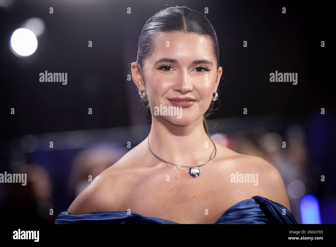 Chiara King poses for photographers upon arrival for the premiere of