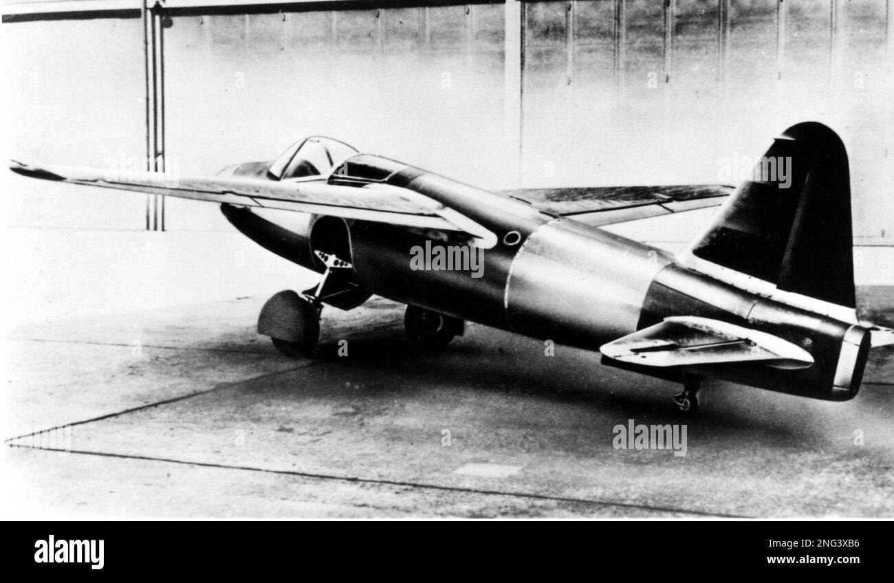 This 1939 image shows the world's first jet plane 