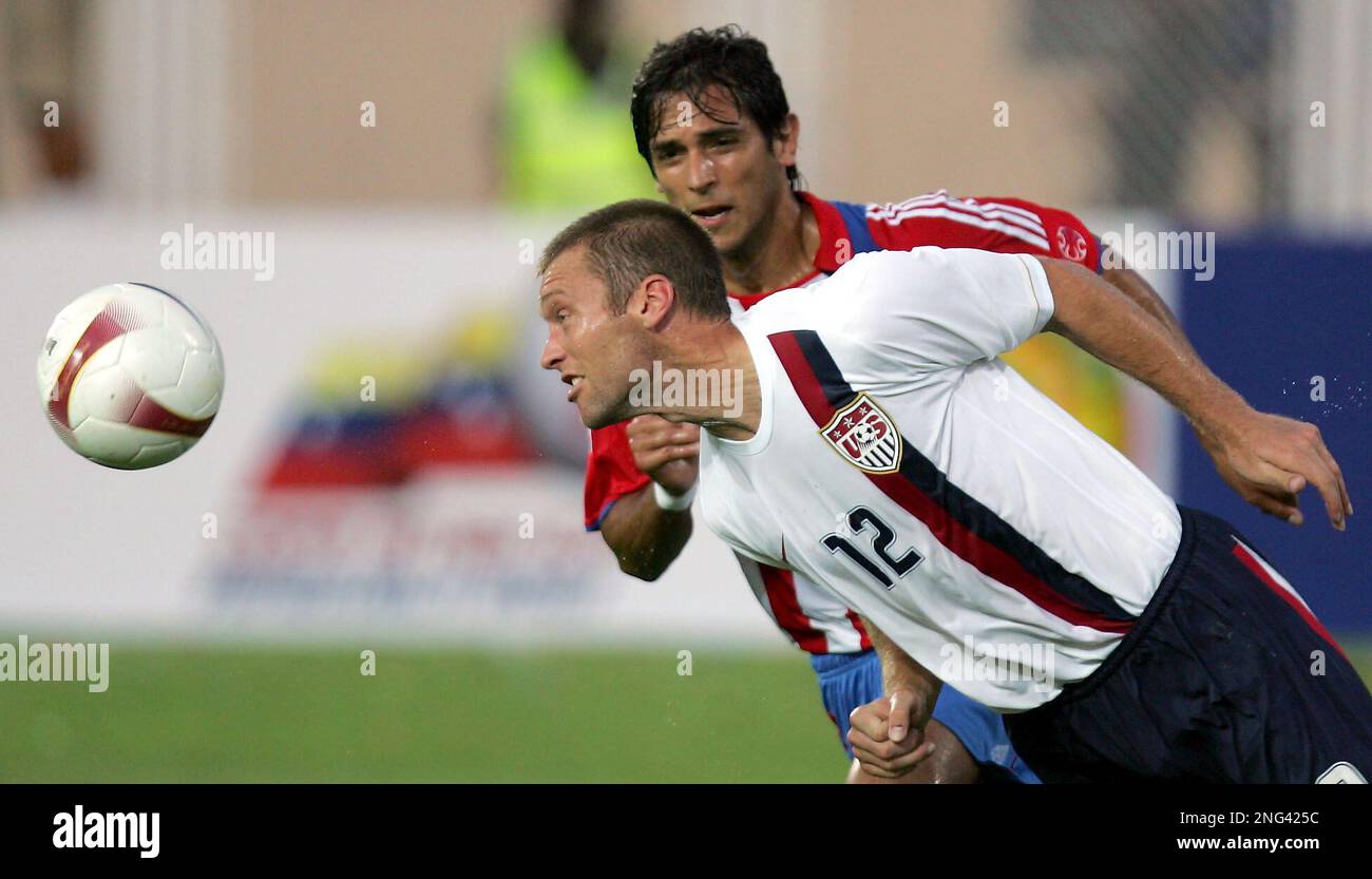 Paraguay's Roque Santa Cruz during the 2010 FIFA World Cup South Africa 1/8  of final Soccer match, Paraguay vs Japan at Loftus Versfeld football  stadium in Pretoria, South Africa on June 29