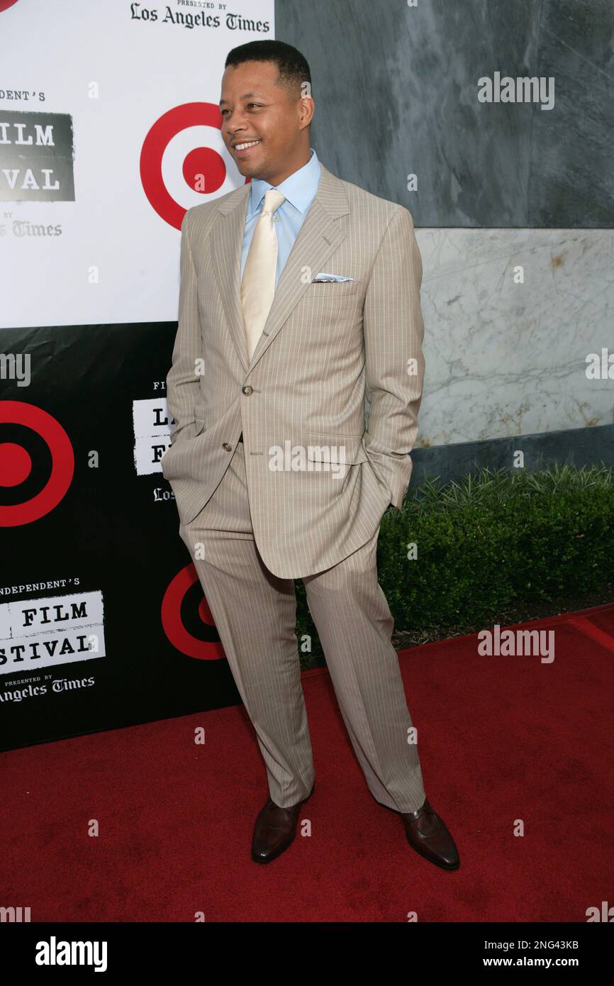 Terrence Howard arrives at the Los Angeles Film Festival Spirit of