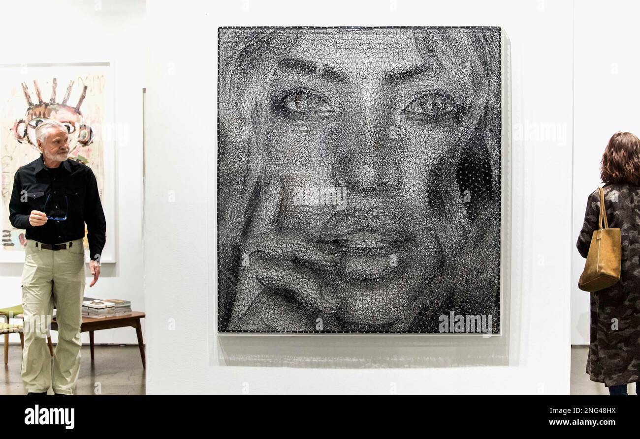 Los Angeles, California, USA. 16th Feb, 2023. 'Threads' by artist Nemo