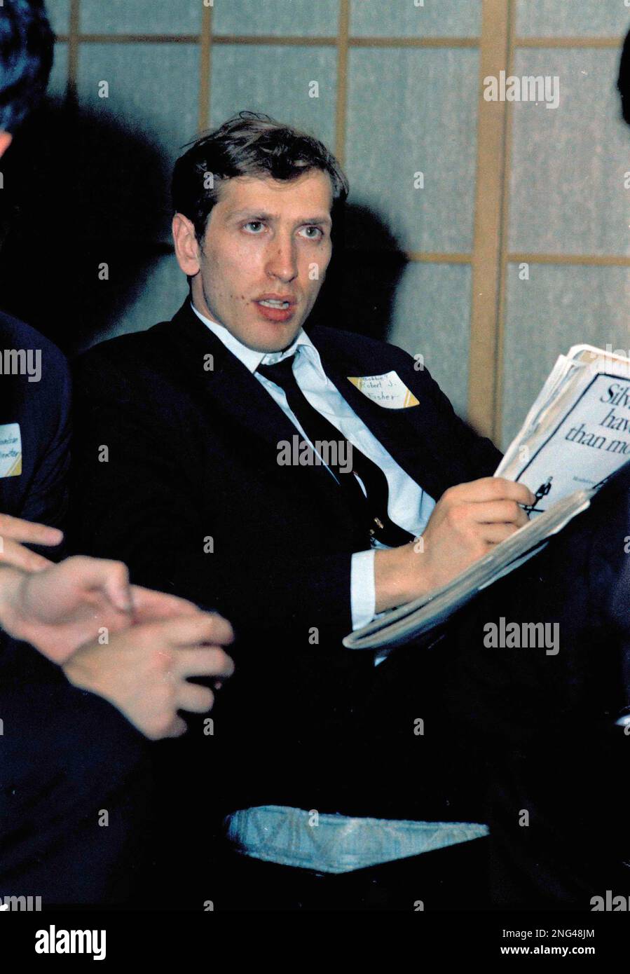 Fifteen-year-old chess star Bobby Fischer of Brooklyn, N.Y., is seen, Sept.  16, 1958 Stock Photo - Alamy