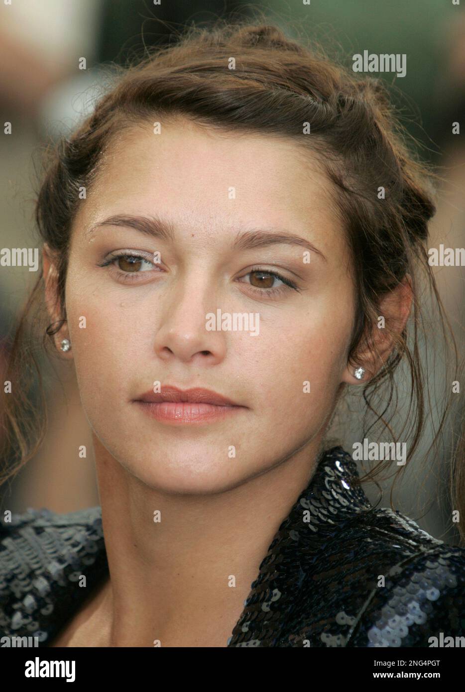 XXX pose during a photo call for the film \u0026quot;L\u0026#39; Age Des Tenebres,\u0026quot; at the ...