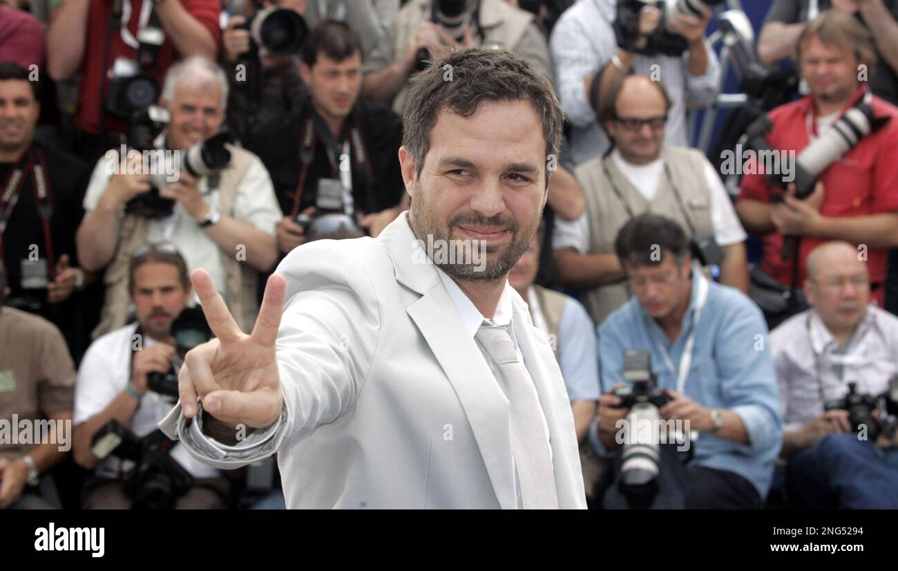 Mark Ruffalo poses during a photo call for the film