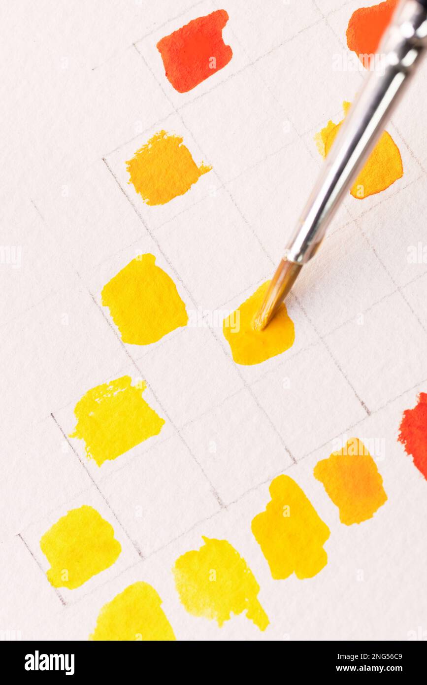 Color swatches hi-res stock photography and images - Alamy