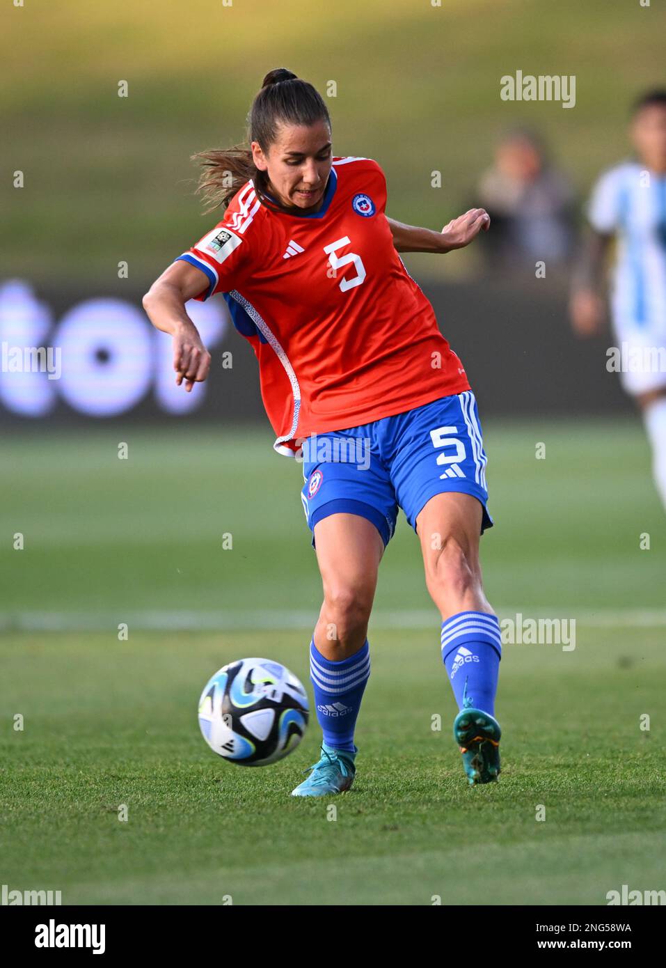 Auckland, New Zealand. 17th Feb, 2023. Fernanda Ramirez of Chile Women's National soccer team