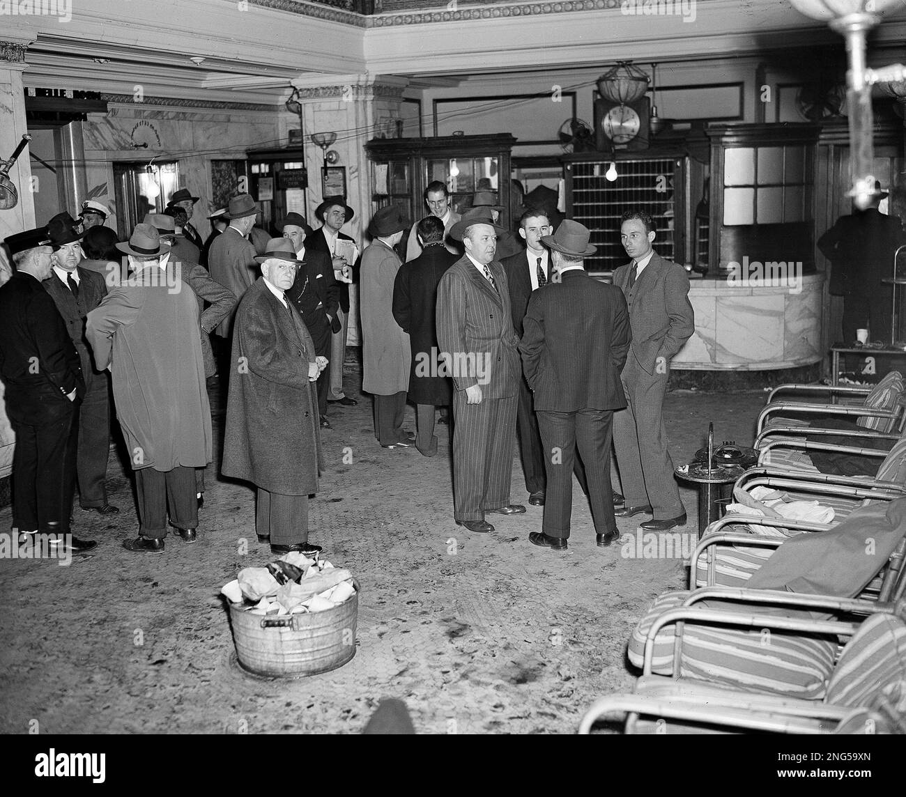 Investigators from city police and fire departments and from fire ...