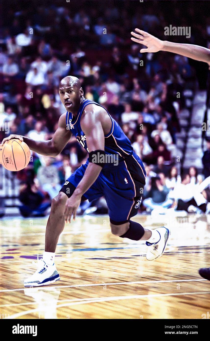 Basketball NBA Michael Jordan, Wahington Wizards in 200 Stock