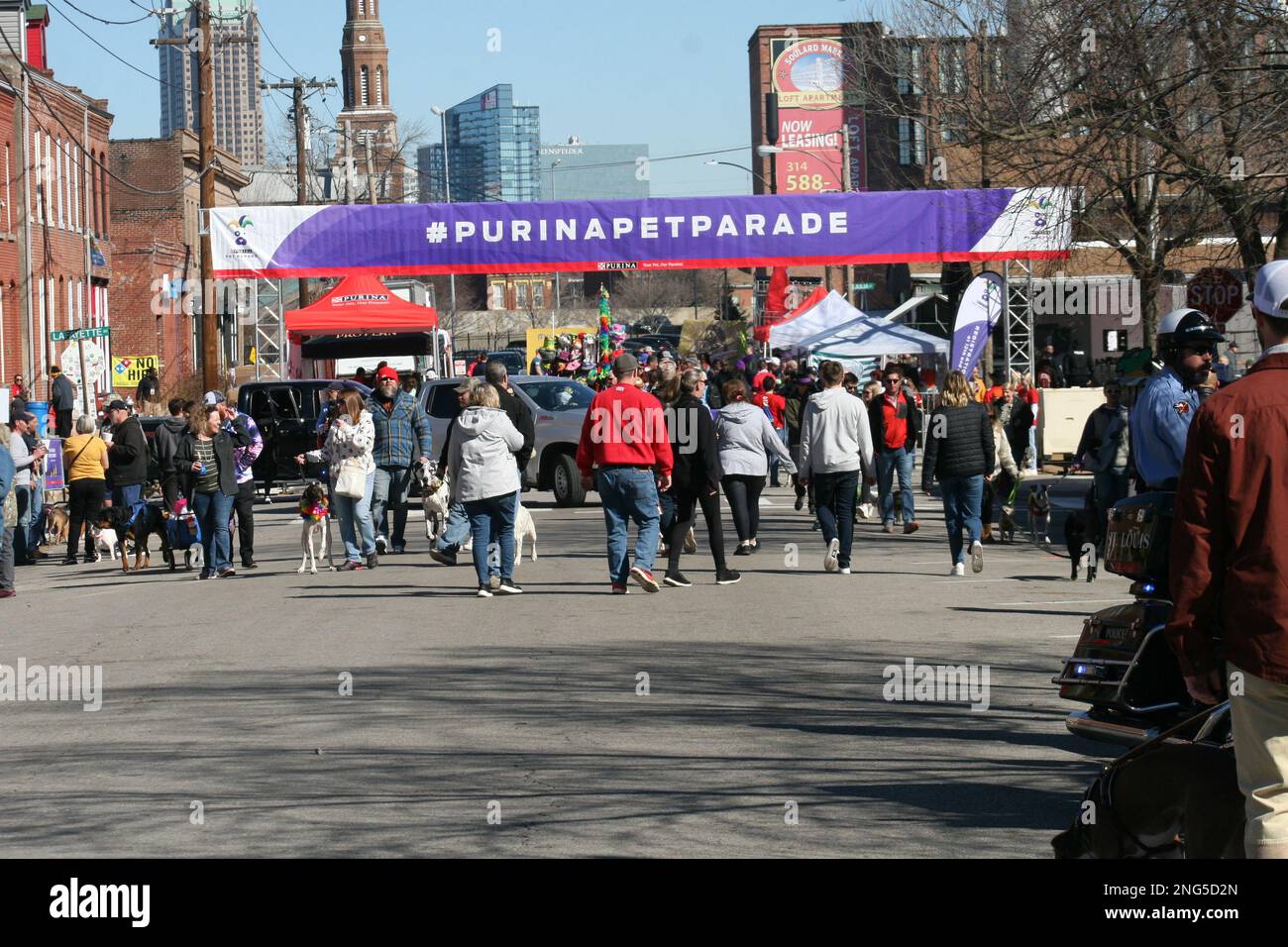 Purina Pet Parade 2023 in SoulardSt. Louis, Missouri, USA for Mardi