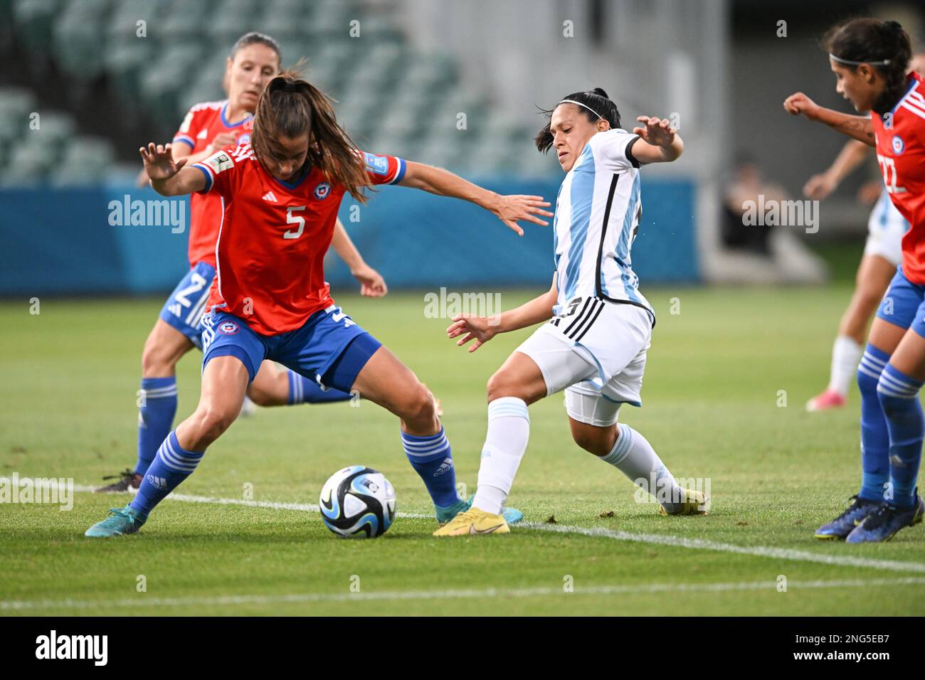 Eliana Stabile of Argentina National Women's soccer team in action