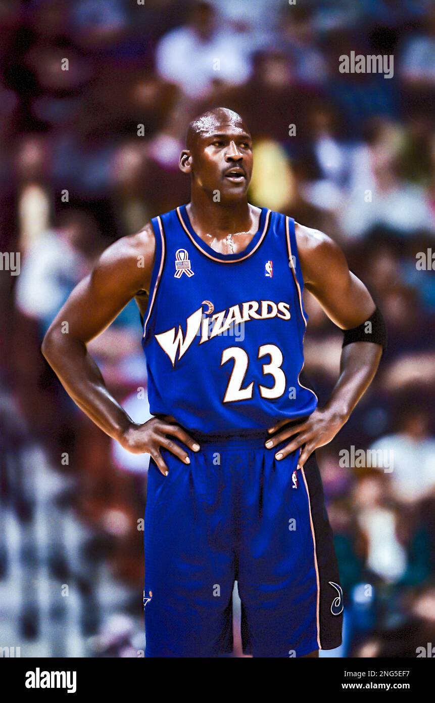 Basketball NBA Michael Jordan, Wahington Wizards in 200 Stock Photo - Alamy