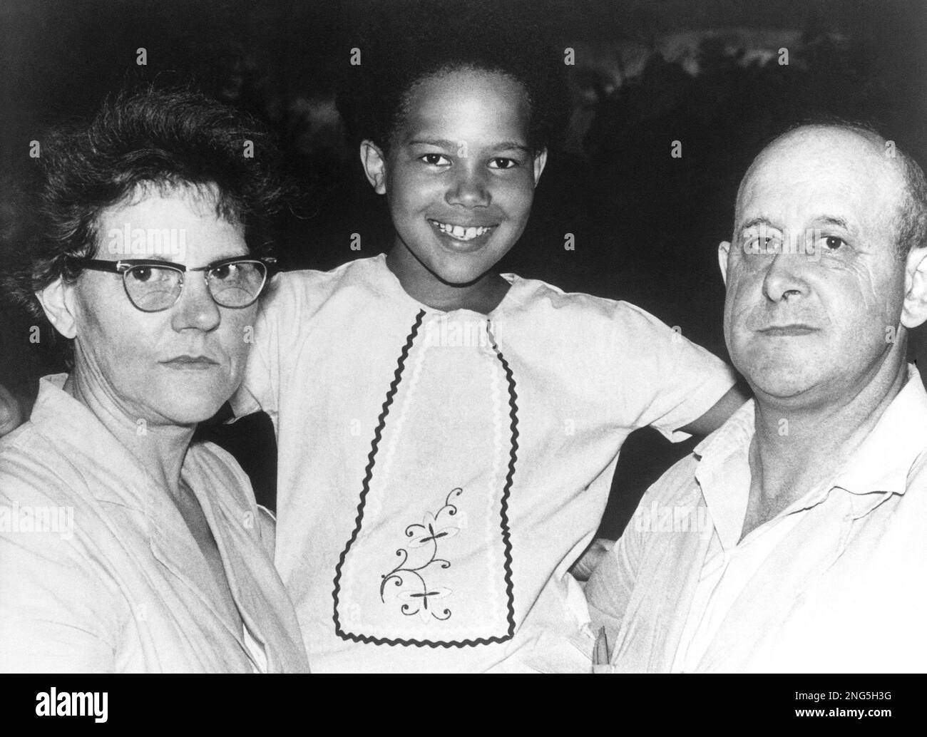Sandra Laing and her parents in 1966 when they were fighting to reverse a  government ruling which changed her racial classification from white to  "coloured"- the official label for Mulatto in South